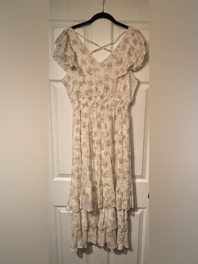 J Gee | Dresses | J Gee White Summer Dress Lined Lace Size 2x Women |  Poshmark